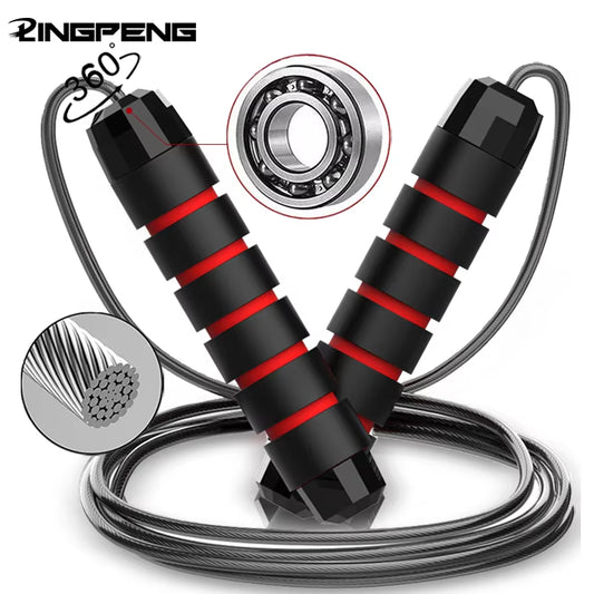 Elevate Your Fitness Routine with Our Adjustable Tangle-Free Speed Jump Rope Featuring Comfortable Foam Handles