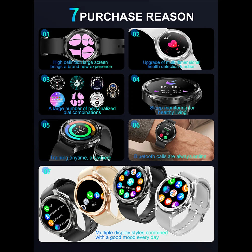 Elevate Your Fitness Journey with the Classic Bluetooth Call Smart Watch for Men - 2025 Model Featuring Health Monitoring and Outdoor Sports Capabilities