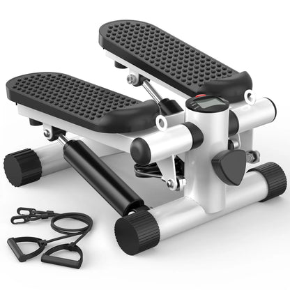 Elevate Your Home Workouts! 💪 Mini Stair Stepper with Resistance Bands - Ideal for Beginners! 🏠✨