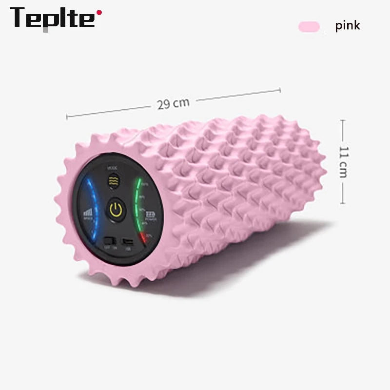 Elevate Your Fitness Routine with Our Rechargeable Vibration Foam Roller – The Ultimate Deep Tissue Massage Tool for Home Recovery!