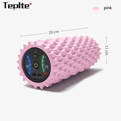 Elevate Your Fitness Routine with Our Rechargeable Vibration Foam Roller – The Ultimate Deep Tissue Massage Tool for Home Recovery!