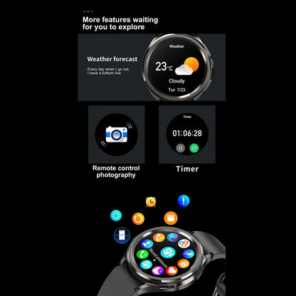 Elevate Your Fitness Journey with the Classic Bluetooth Call Smart Watch for Men - 2025 Model Featuring Health Monitoring and Outdoor Sports Capabilities
