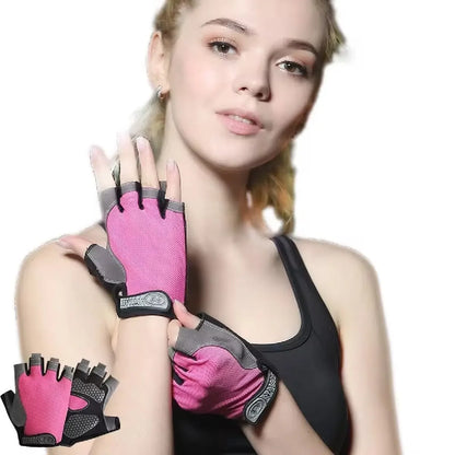 Professional Breathable Anti-Slip Half Finger Gloves for Summer Sports and Cycling - Unisex Design