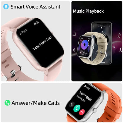 Transform Your Fitness Journey with Our Advanced 1.83-Inch Touchscreen Smart Watch – Stay Connected, Track 100+ Sports Modes, and More!