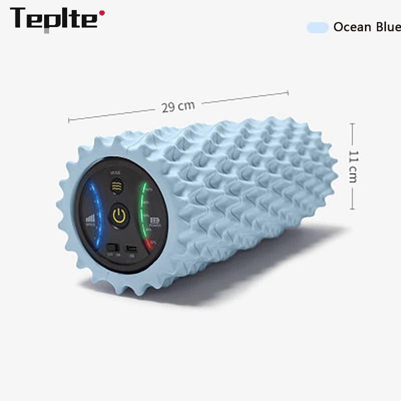 Elevate Your Fitness Routine with Our Rechargeable Vibration Foam Roller – The Ultimate Deep Tissue Massage Tool for Home Recovery!