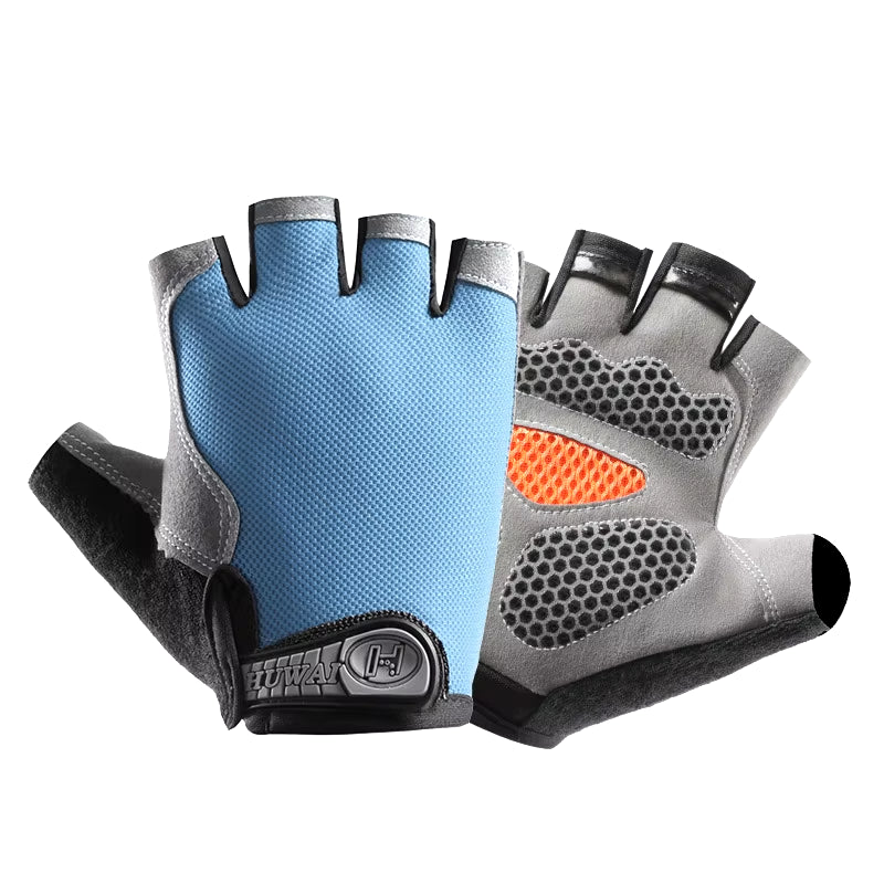 Professional Breathable Anti-Slip Half Finger Gloves for Summer Sports and Cycling - Unisex Design