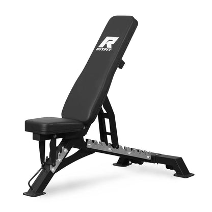 Transform Your Home Workouts with the RITFIT Adjustable Weight Bench - 1300LB Capacity for Ultimate Versatility and Comfort