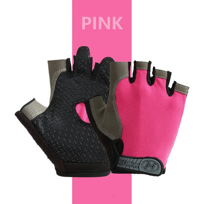 Professional Breathable Anti-Slip Half Finger Gloves for Summer Sports and Cycling - Unisex Design