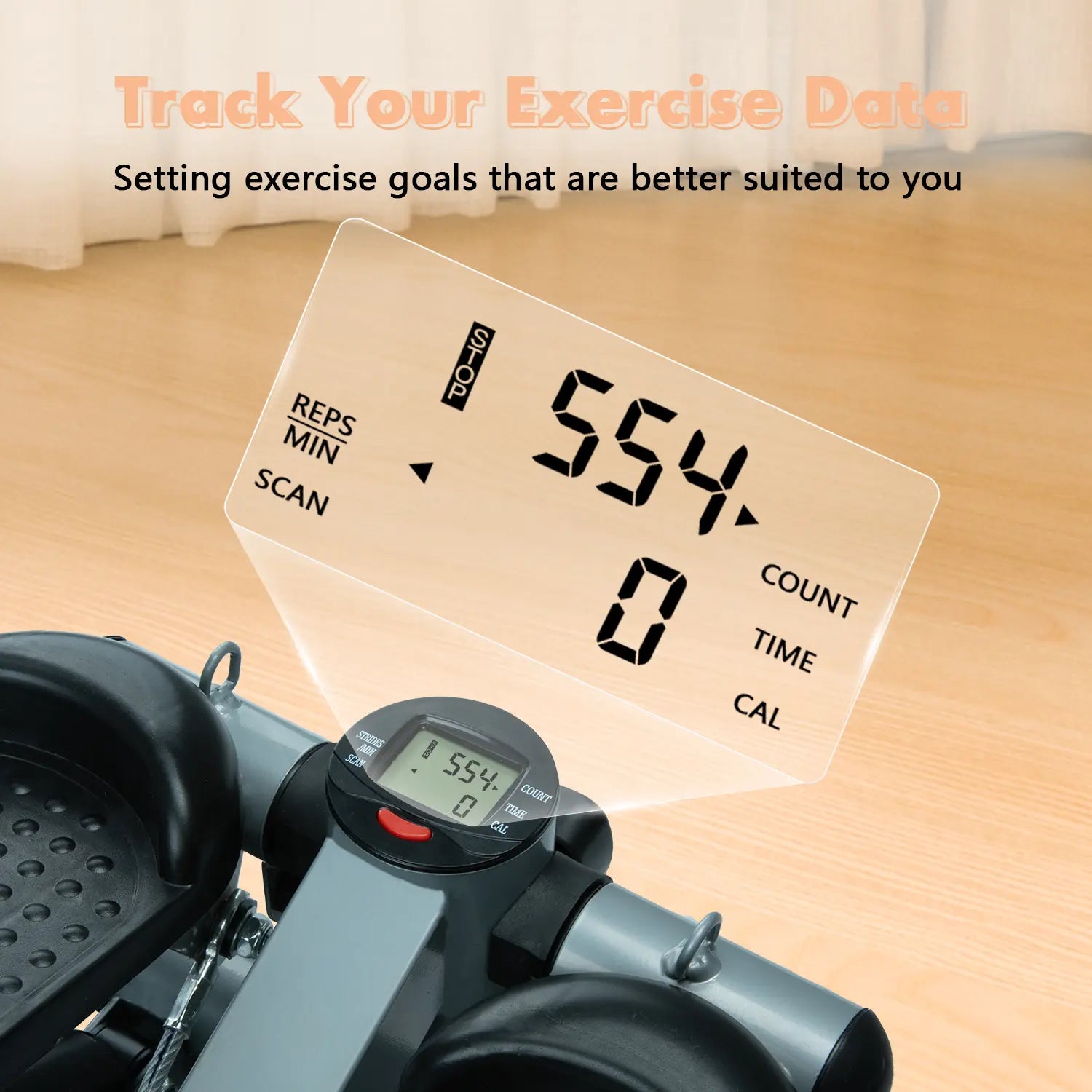 Elevate Your Home Workouts! 💪 Mini Stair Stepper with Resistance Bands - Ideal for Beginners! 🏠✨