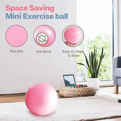 Transform Your Fitness Routine with Our Versatile 9-Inch Mini Pilates Ball - Ideal for Home and Office Workouts! 💪✨ #FitnessGoals #HomeGym #YogaBall