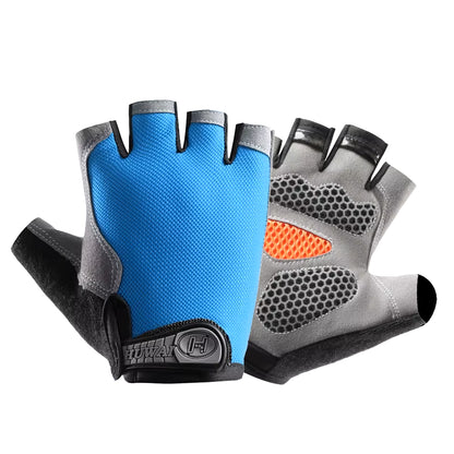 Professional Breathable Anti-Slip Half Finger Gloves for Summer Sports and Cycling - Unisex Design
