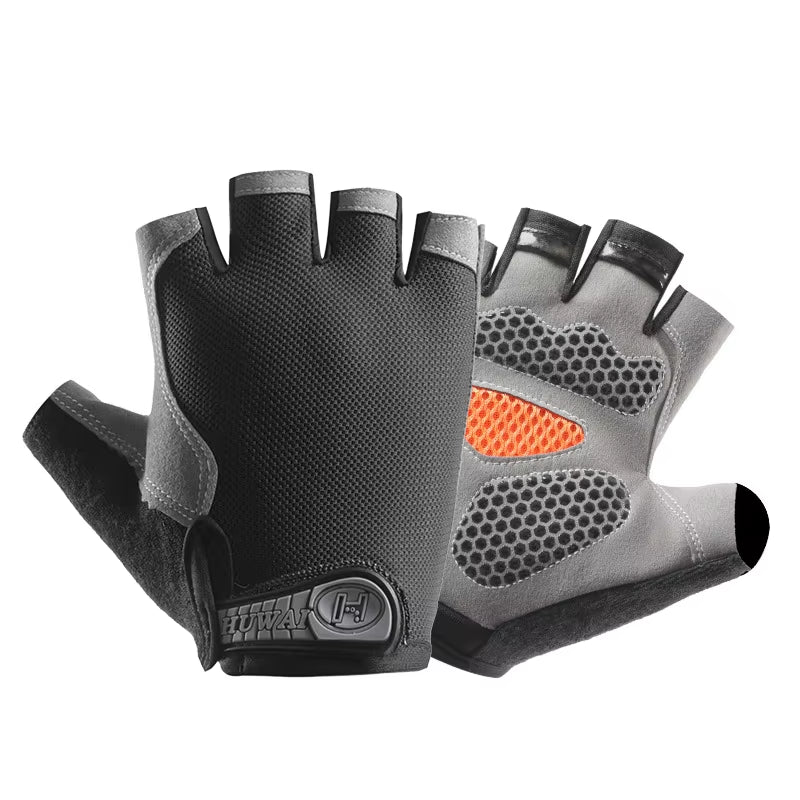 Professional Breathable Anti-Slip Half Finger Gloves for Summer Sports and Cycling - Unisex Design