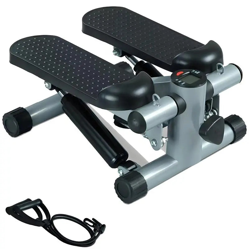 Elevate Your Home Workouts! 💪 Mini Stair Stepper with Resistance Bands - Ideal for Beginners! 🏠✨