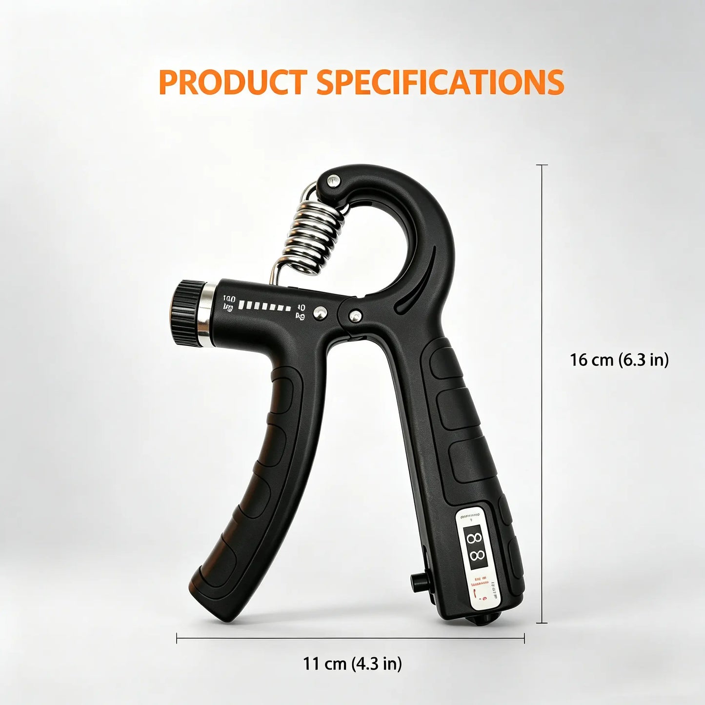Unleash Your Strength with the Adjustable Hand Grip Strengthener & Mechanical Counter