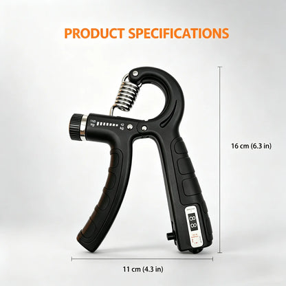 Unleash Your Strength with the Adjustable Hand Grip Strengthener & Mechanical Counter