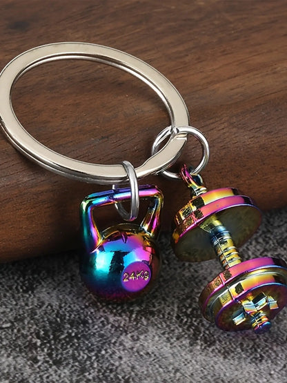 Elevate Your Style with Gym-Inspired Kettlebell & Dumbbell Bag Charms! Perfect for Fitness Lovers! 🏋️‍♀️✨