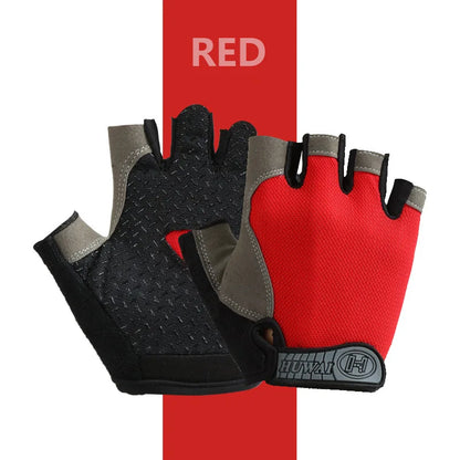 Professional Breathable Anti-Slip Half Finger Gloves for Summer Sports and Cycling - Unisex Design