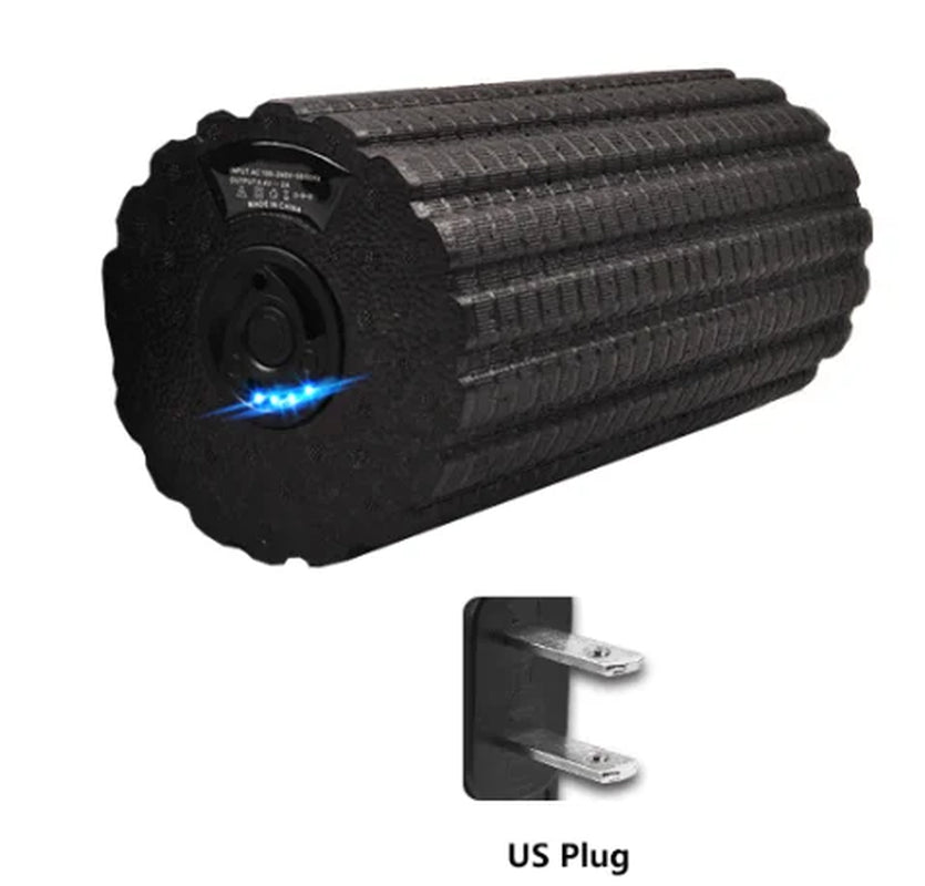 Elevate Your Fitness Routine with Our Rechargeable Vibration Foam Roller – The Ultimate Deep Tissue Massage Tool for Home Recovery!