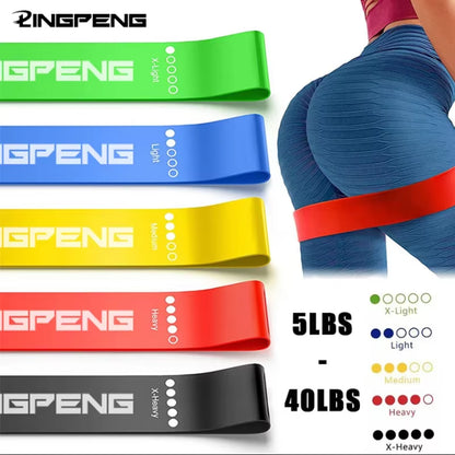 Resistance Bands for Yoga and Fitness - Elastic Loop Stretch Band for Hip, Leg, and Squat Training