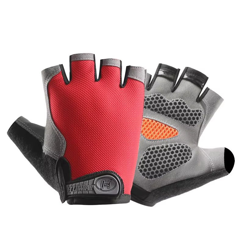 Professional Breathable Anti-Slip Half Finger Gloves for Summer Sports and Cycling - Unisex Design