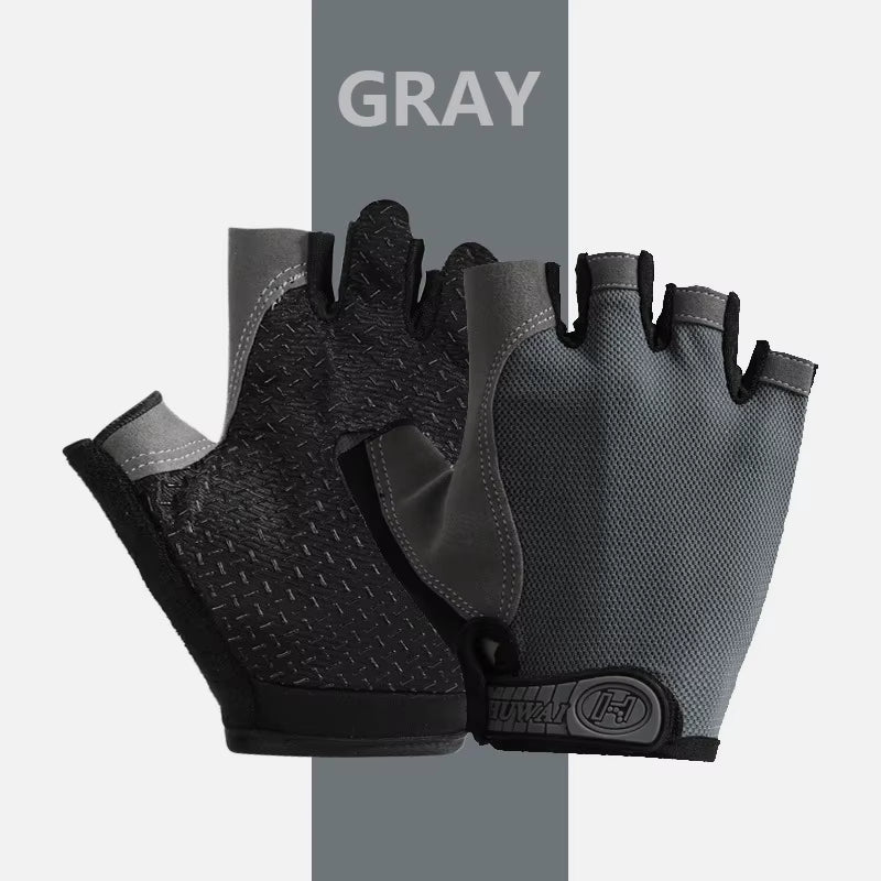 Professional Breathable Anti-Slip Half Finger Gloves for Summer Sports and Cycling - Unisex Design