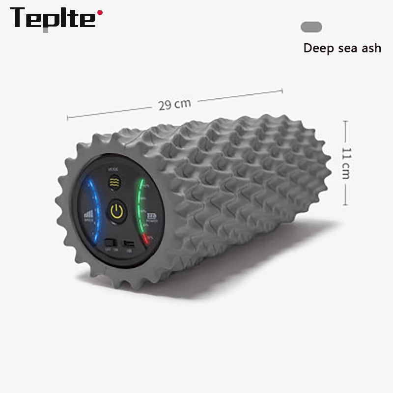 Elevate Your Fitness Routine with Our Rechargeable Vibration Foam Roller – The Ultimate Deep Tissue Massage Tool for Home Recovery!