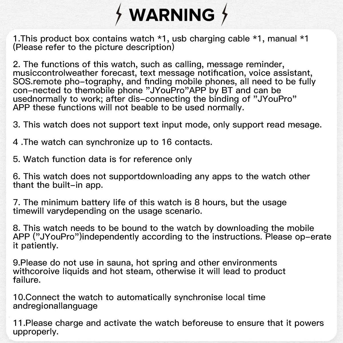 Smart Watch with 1.85" Display, Fitness Tracker, 100+ Sport Modes, Waterproof, Compatible with iOS and Android, Perfect Christmas Gift