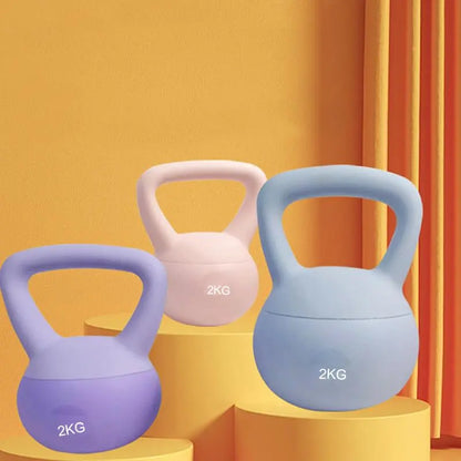 Soft Kettlebell, 3 Counts/Set Colorful Kettlebells Are Available, Fitness Equipment for Home Gym, Weight Training Equipment for Women & Men, Glute Workout Equipment, Home Exercise Equipment, Muscle Training Equipment, Weightlifting Kettlebell