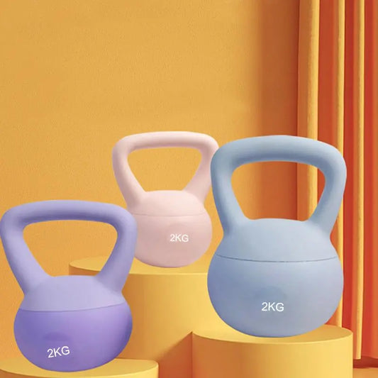 Soft Kettlebell, 3 Counts/Set Colorful Kettlebells Are Available, Fitness Equipment for Home Gym, Weight Training Equipment for Women & Men, Glute Workout Equipment, Home Exercise Equipment, Muscle Training Equipment, Weightlifting Kettlebell