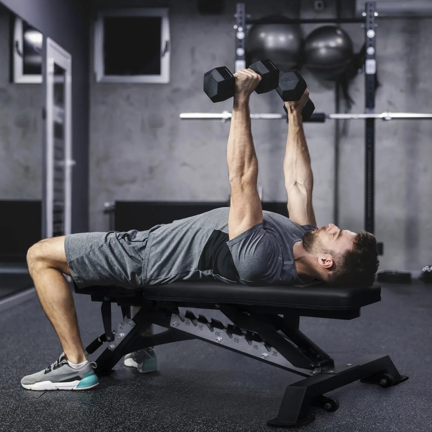 Transform Your Home Workouts with the RITFIT Adjustable Weight Bench - 1300LB Capacity for Ultimate Versatility and Comfort