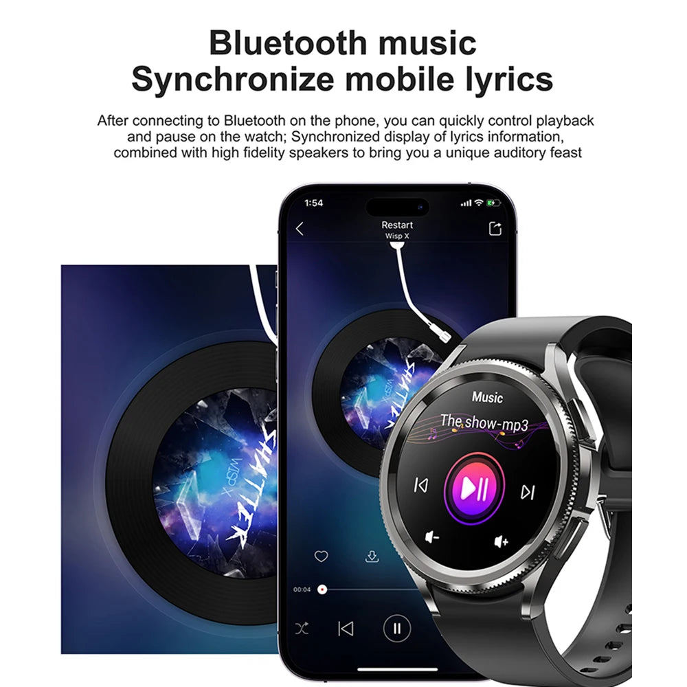 Elevate Your Fitness Journey with the Classic Bluetooth Call Smart Watch for Men - 2025 Model Featuring Health Monitoring and Outdoor Sports Capabilities