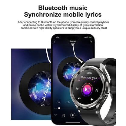 Elevate Your Fitness Journey with the Classic Bluetooth Call Smart Watch for Men - 2025 Model Featuring Health Monitoring and Outdoor Sports Capabilities