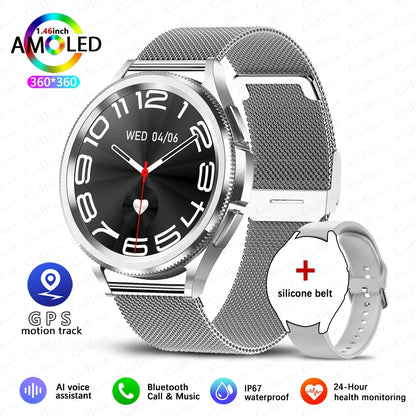 Elevate Your Fitness Journey with the Classic Bluetooth Call Smart Watch for Men - 2025 Model Featuring Health Monitoring and Outdoor Sports Capabilities