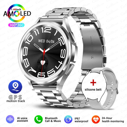 Elevate Your Fitness Journey with the Classic Bluetooth Call Smart Watch for Men - 2025 Model Featuring Health Monitoring and Outdoor Sports Capabilities