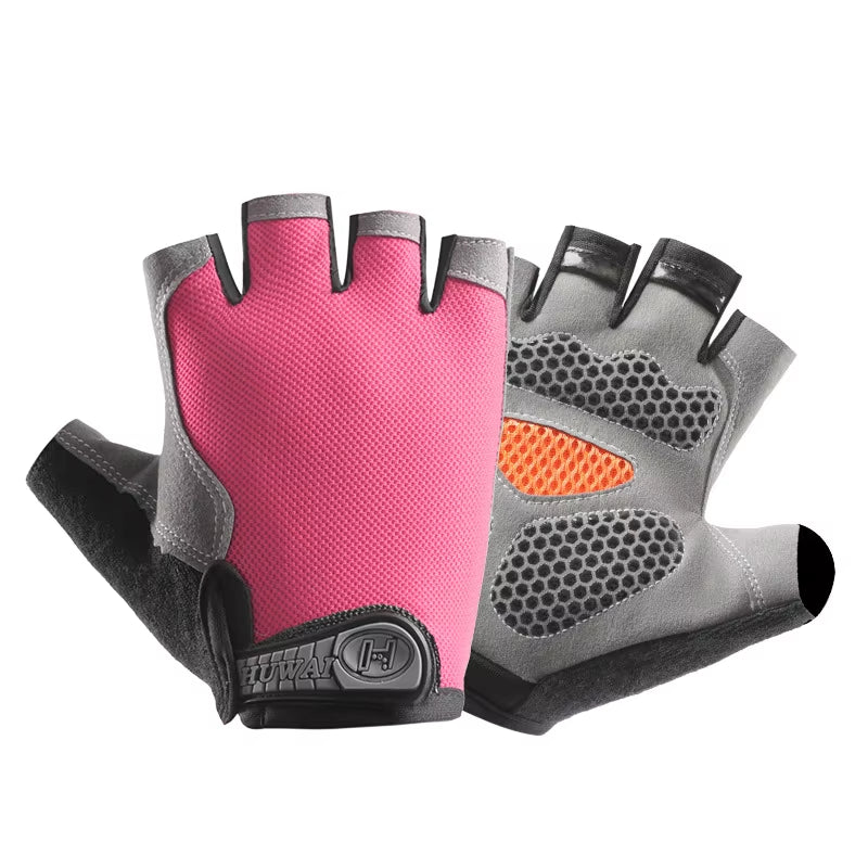 Professional Breathable Anti-Slip Half Finger Gloves for Summer Sports and Cycling - Unisex Design