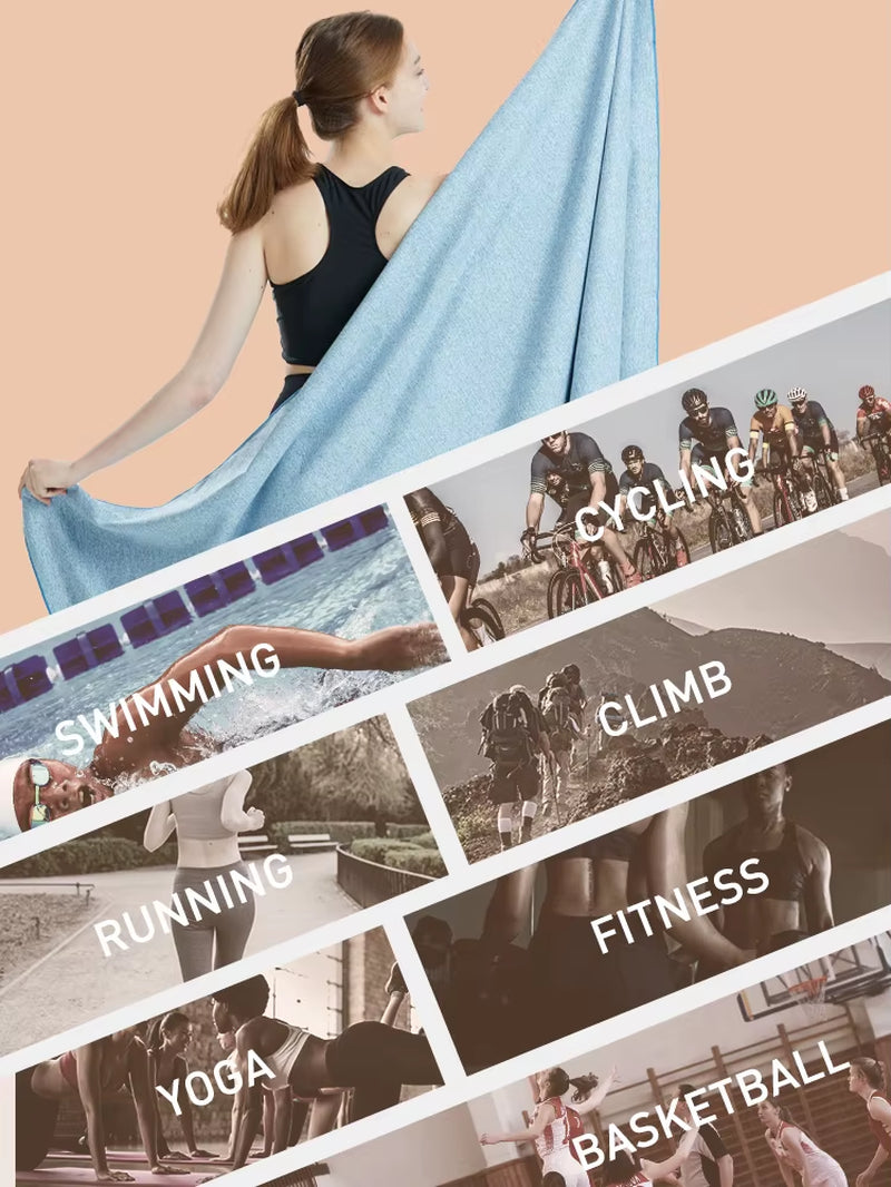 Experience the Ultimate Comfort with Our Quick-Dry Microfiber Gym Towel - Odor-Free, Super Absorbent, and Perfect for Any Workout!