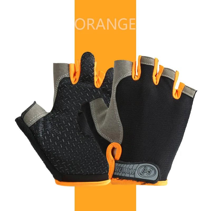 Professional Breathable Anti-Slip Half Finger Gloves for Summer Sports and Cycling - Unisex Design