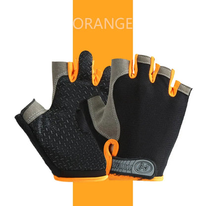 Professional Breathable Anti-Slip Half Finger Gloves for Summer Sports and Cycling - Unisex Design