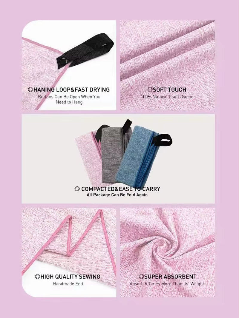 Experience the Ultimate Comfort with Our Quick-Dry Microfiber Gym Towel - Odor-Free, Super Absorbent, and Perfect for Any Workout!