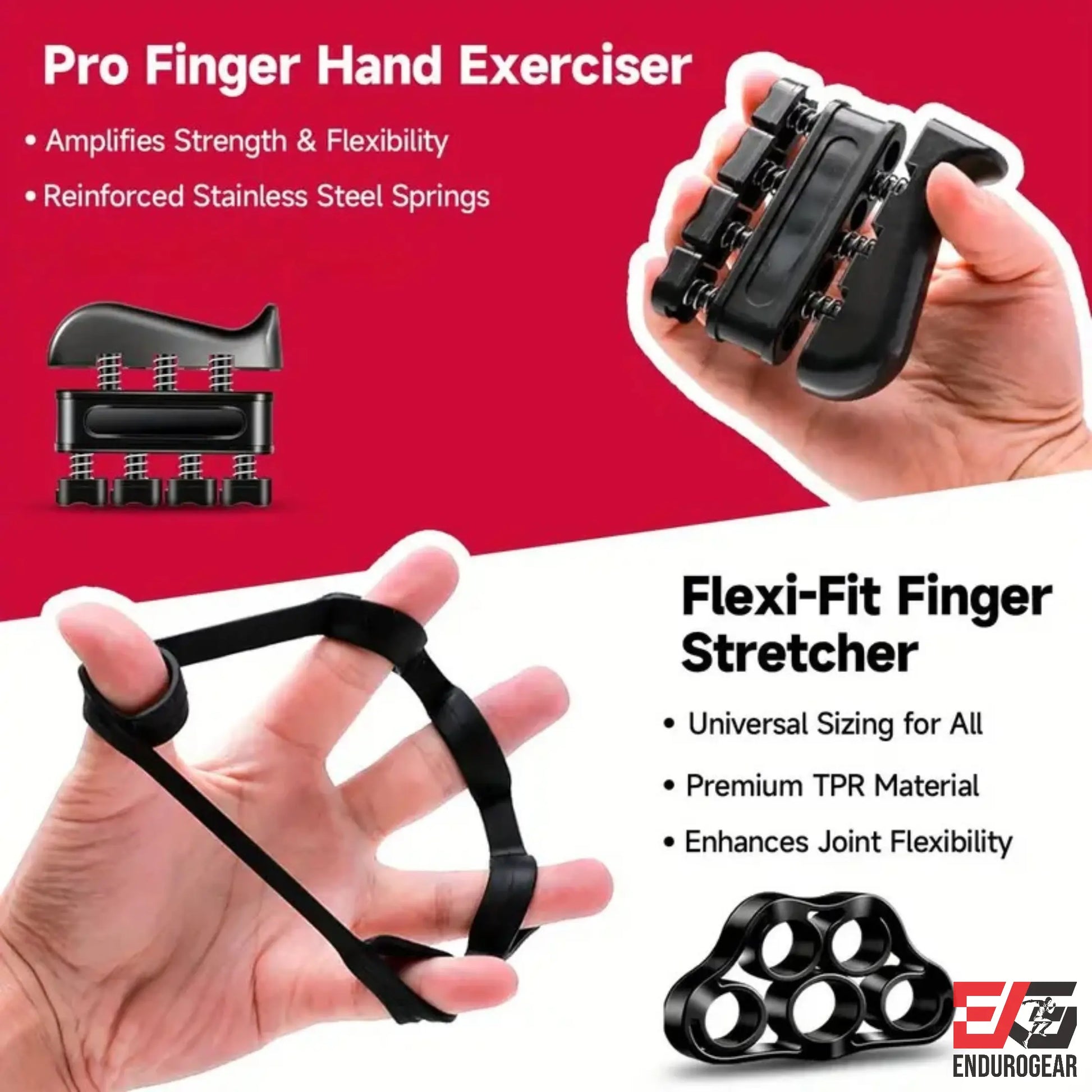 Unleash Your Grip Strength! 💪 E.G Hand Grip Strengthener Kit - 5 Essential Tools for Ultimate Workout & Rehabilitation! 🏋️‍♂️✨