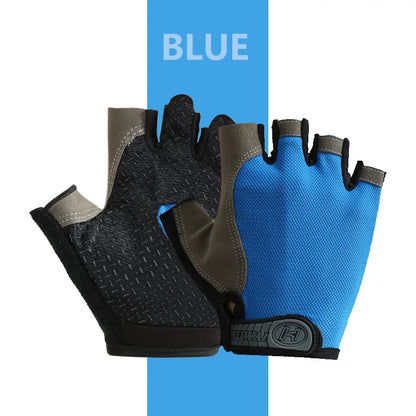 Professional Breathable Anti-Slip Half Finger Gloves for Summer Sports and Cycling - Unisex Design