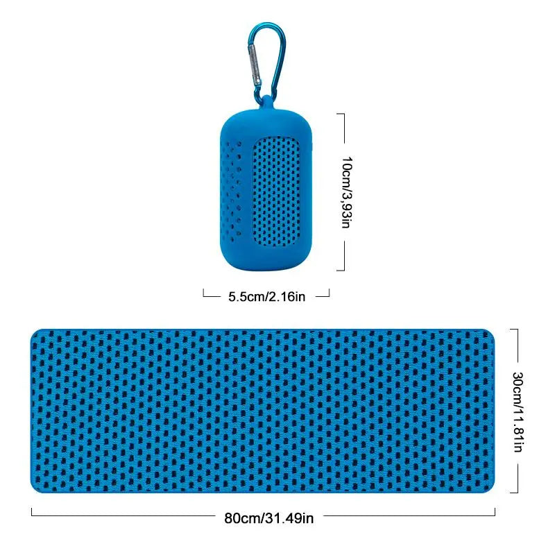 Stay Cool and Comfortable with the LINGPENG Quick-Drying Microfiber Sports Towel - Perfect for Yoga, Gym, Running, and Outdoor Adventures!