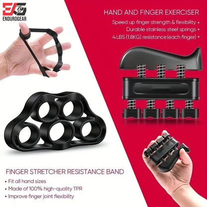 Unleash Your Grip Strength! 💪 E.G Hand Grip Strengthener Kit - 5 Essential Tools for Ultimate Workout & Rehabilitation! 🏋️‍♂️✨