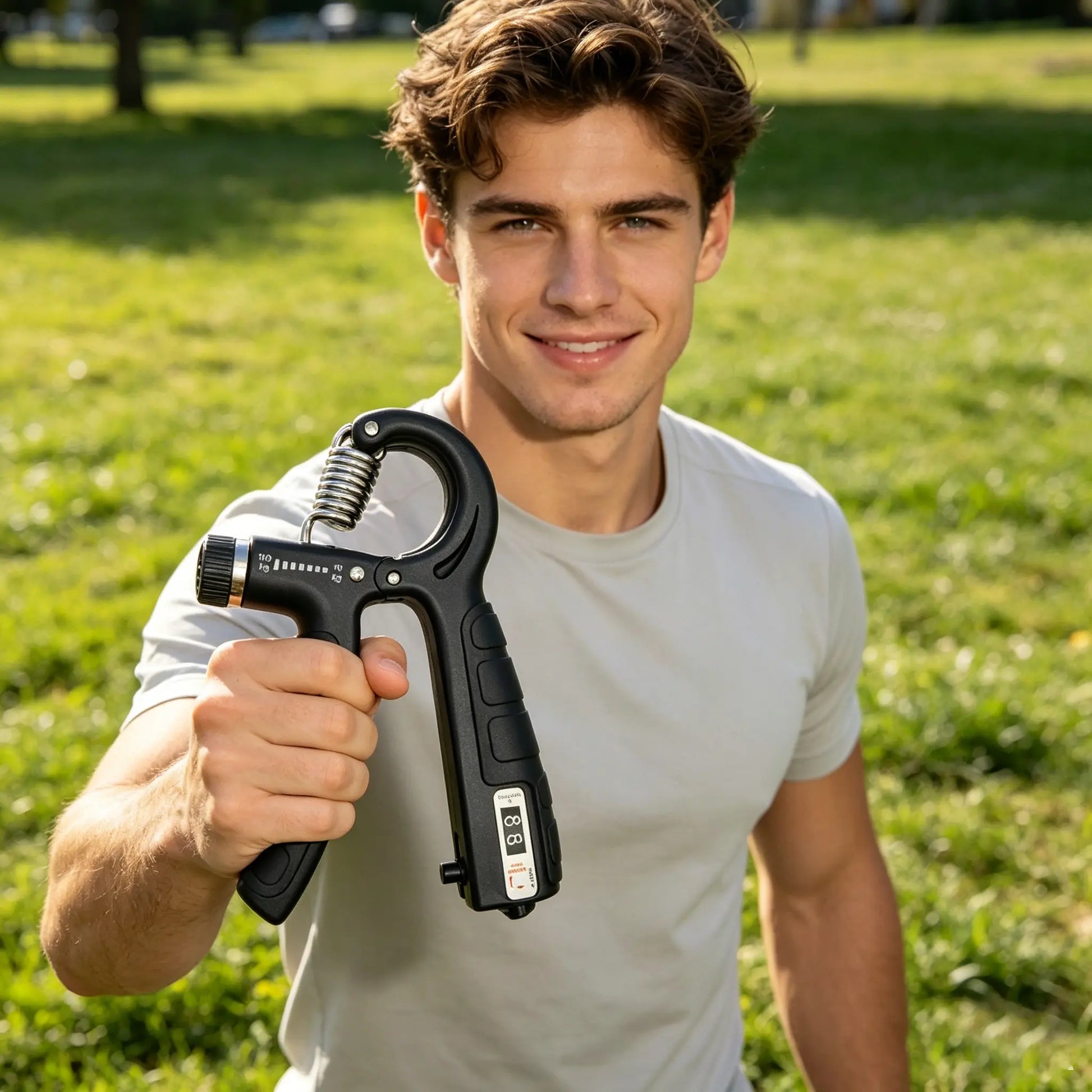Unleash Your Strength with the Adjustable Hand Grip Strengthener & Mechanical Counter