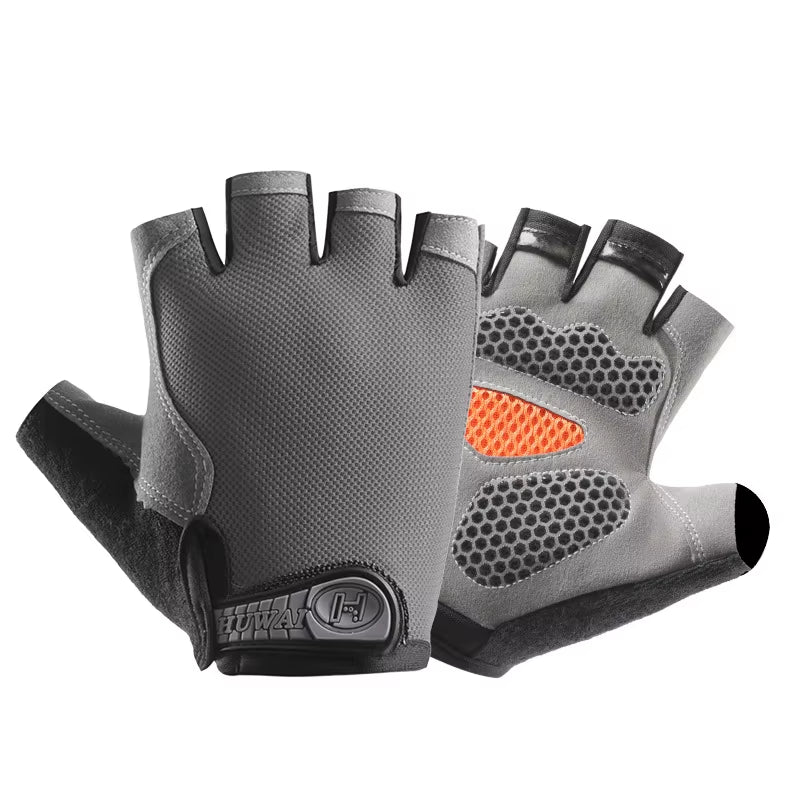Professional Breathable Anti-Slip Half Finger Gloves for Summer Sports and Cycling - Unisex Design